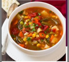 Picture of chicken Vegetable Soup-Half