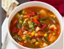 Picture of chicken Vegetable Soup-Full