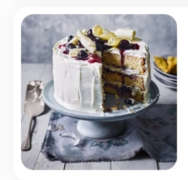 Picture of White Forest Cake 1 Pound